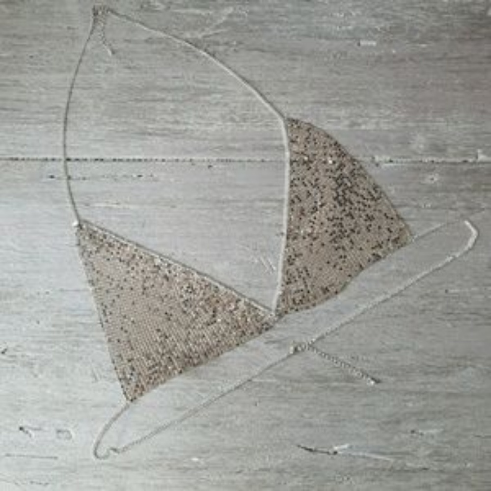'ADIAN' METAL MESH BRALETTE - Picture 3 of 4